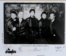 Fully signed STRANGLERS photo