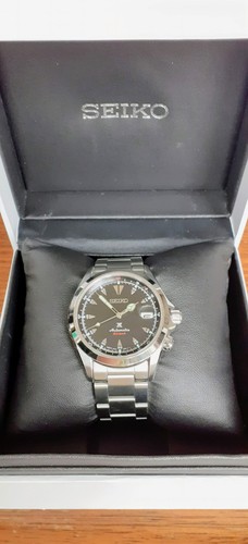 Seiko alpinist men black - alpinist, men's