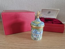 Staffordshire Enamals Flower Garden Cockeral Weathervane Pill Box - boxed