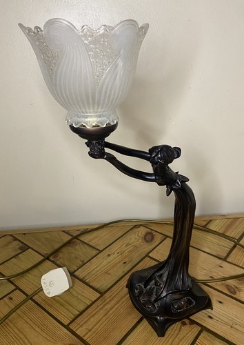 Vintage art nouveau lady table - vintage,