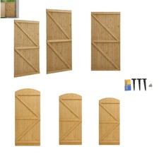 Garden gate curved flat top - garden,