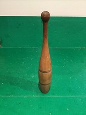 (1) Vintage Wood Juggling Pin