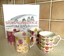 Orchard 4-Piece China Mugs