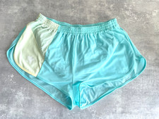 Vintage 80's Adidas Sprint Shorts, High Cut Sheer Nylon, 36" inch Waist Large