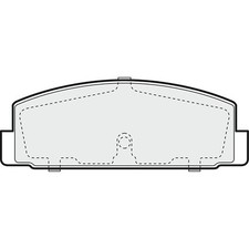 Apec Blue Brake Pads - Rear