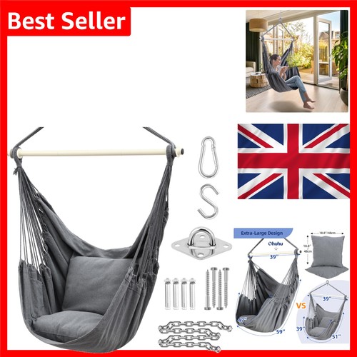 Swing chair with hardware kit - with,