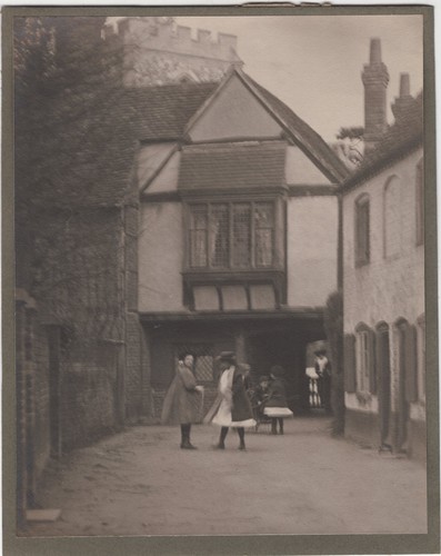Old town street - town, children