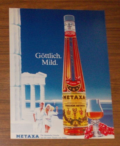 Rare advertising metaxa - rare,