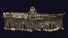 Afghan Tribal Silver Head Piece Headdress afghan hazara halima sultan Turkmen