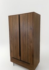 wooden wardrobe with drawers
