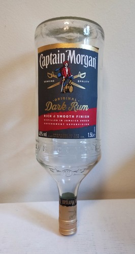 Empty captain morgan dark rum - empty,