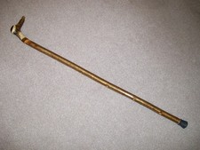 New Craftsman Hand Made Antler Whistle Handle Walking Stick Hazel Shank 18W