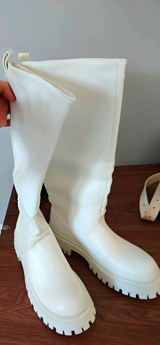 Women white knee high - women's,