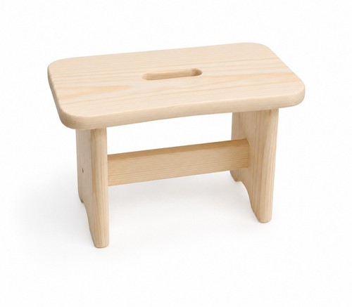 Beech wood foot stool - foot, small
