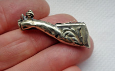 RARE BUTT RIFLE SECTION TO A VICTORIAN SOLID SILVER PROPELLING PENCIL