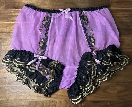 Vtg nylon frilly - nylon,