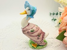 Vintage Beswick BP2 Jemima Puddleduck Figurine: Beatrix Potter,  Gold oval Stamp