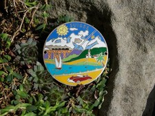 VINTAGE ENAMEL AUTOMOBILE