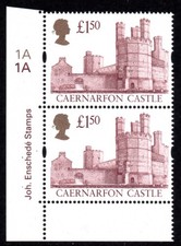 1997 ENSCHEDE £1.50 CORNER PLATE 1A1A PAIR, FINE UNMOUNTED MINT