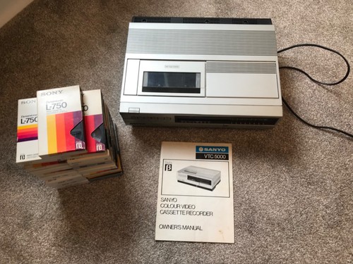 Vintage sanyo betamax - vintage,