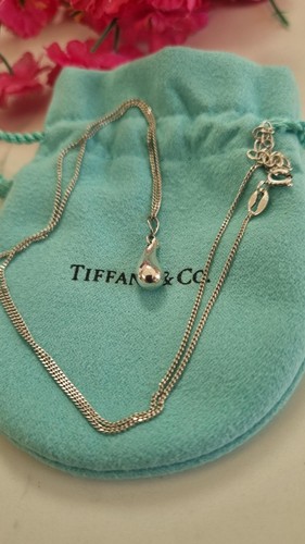 Tiffany teardrop pendant - &,