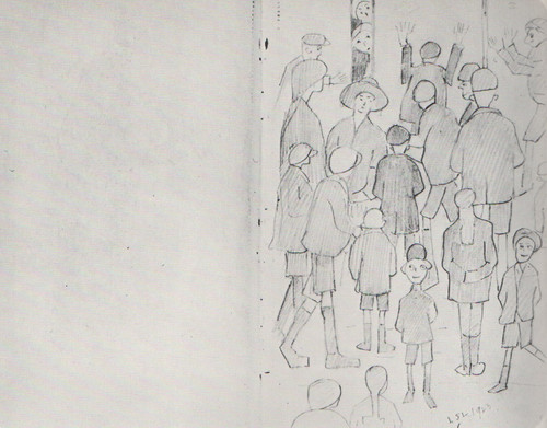 Lowry rare sketchbook - s,