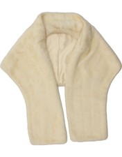 EL ENCORE Womens Faux Fur Bolero Jacket One Size Off White PV06