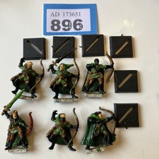 Warhammer Fantasy Battle Wood Elf Waywatchers set of 6 metal miniatures OOP 1996