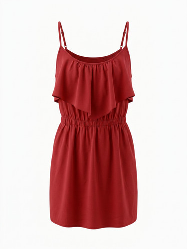 Atmosphere coral ruffle - coral,