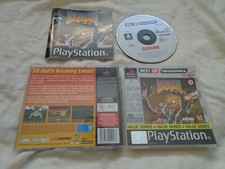 Doom PS1 (COMPLETE) Sony Playstation rare FPS shooter classic