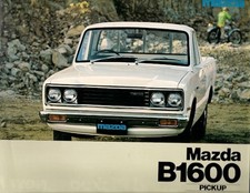 Mazda B1600 Pick-Up 1977 UK Market Foldout Sales Brochure