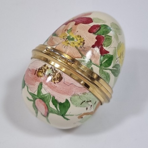 Staffordshire enamels egg - staffordshire,