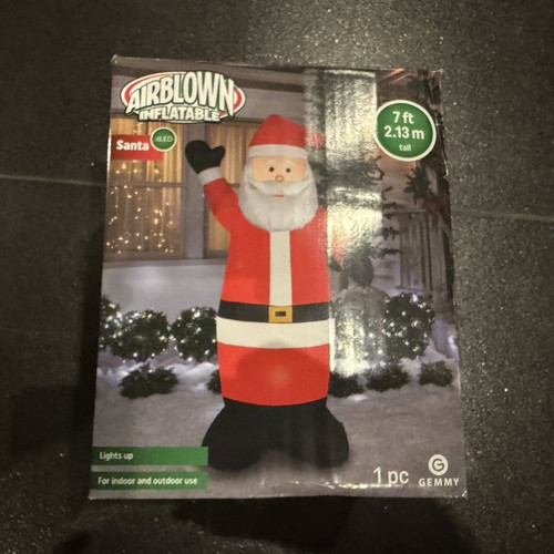 Airblown 7ft led santa - 7ft,