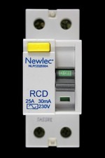 NEWLEC 25 AMP 30mA DOUBLE POLE