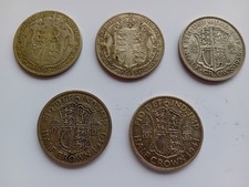 70g Half Silver British Coins