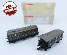 N Gauge 2x Fleischmann 6 Wheel