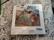 Kids Bed Set With A Dinosaur