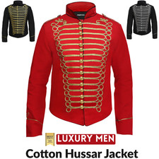 Mens Hussar Jacket Steampunk Napoleon Military Parade Jackets Unisex