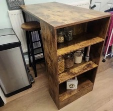 Breakfast bar table and stools - bar,