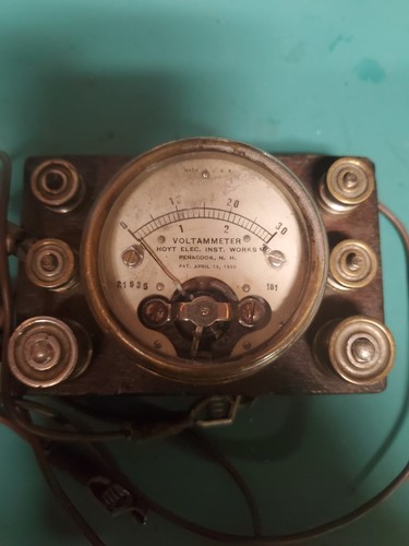 Antique hoyt voltammeter 1920 - antique,