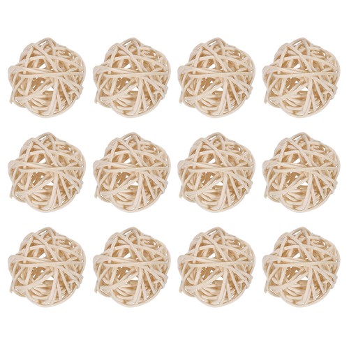 20pcs wicker rattan balls - rattan,