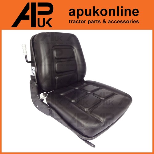 Black pvc forklift - pvc, seat
