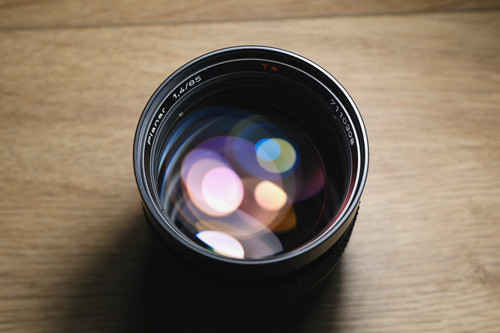 Contax carl zeiss 85mm - zeiss, f1.4