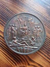 1887 Queen Victoria Golden Jubilee Commemorative Bronze Medal Boehm Portrait