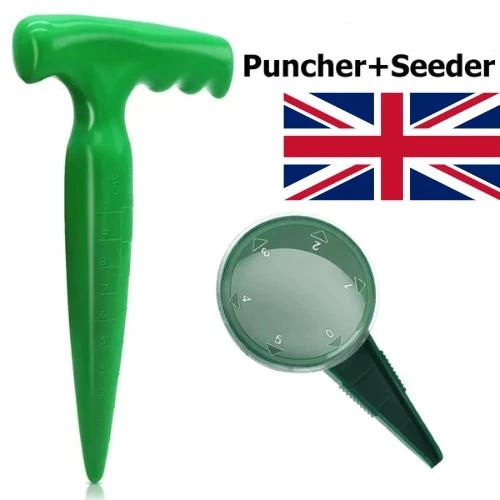 Handheld garden hole puncher - hole,