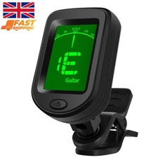 Electric Digital Chromatic LCD Clip-On Tuner For Guitar Ukulele Violin Acoustic