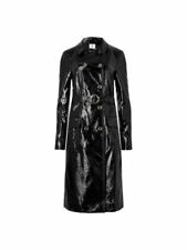NEW 2016 ARCHIVE BY ALEXA CHUNG M&S Briggate Vinyl Trench Coat & Belt UK 12 40