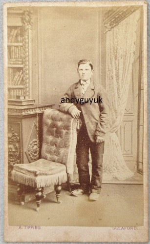 Cdv boy chair tippins - cdv, by