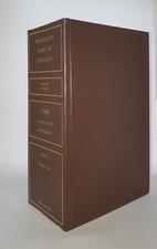 MUGFORD Kenneth / HALSBURY'S LAWS OF ENGLAND Cumulative Supplement 1988 Part 1