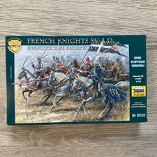 Zvezda 1/72 French Knights XV A.D Figure Model Kit 8036